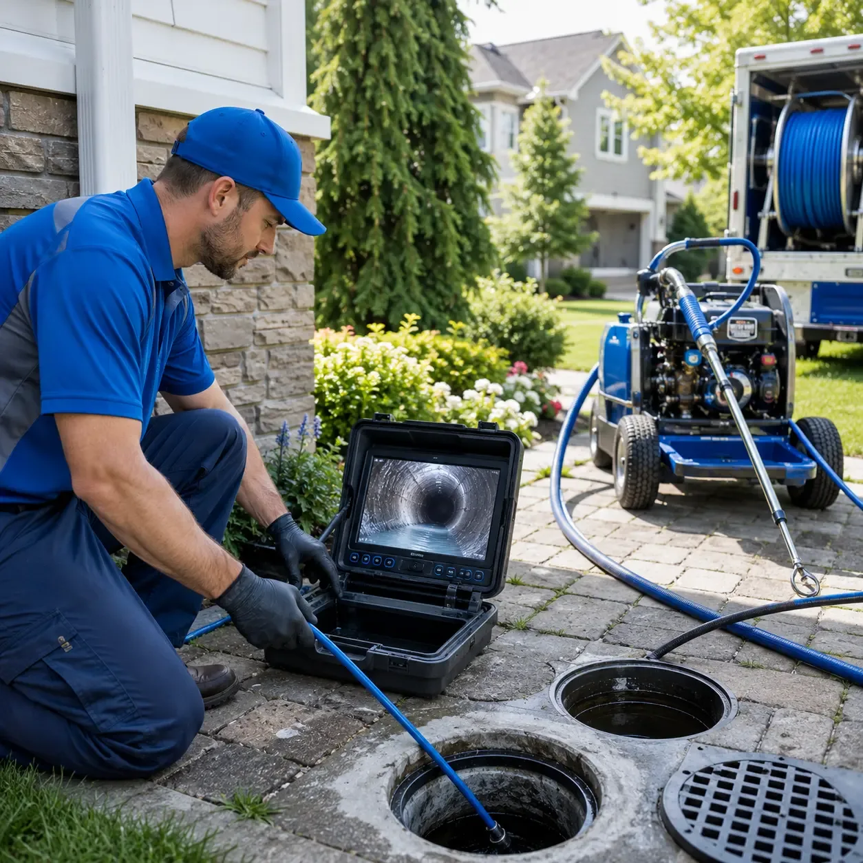 Outdoor drain cleaning professionals serving New Hampshire, OH